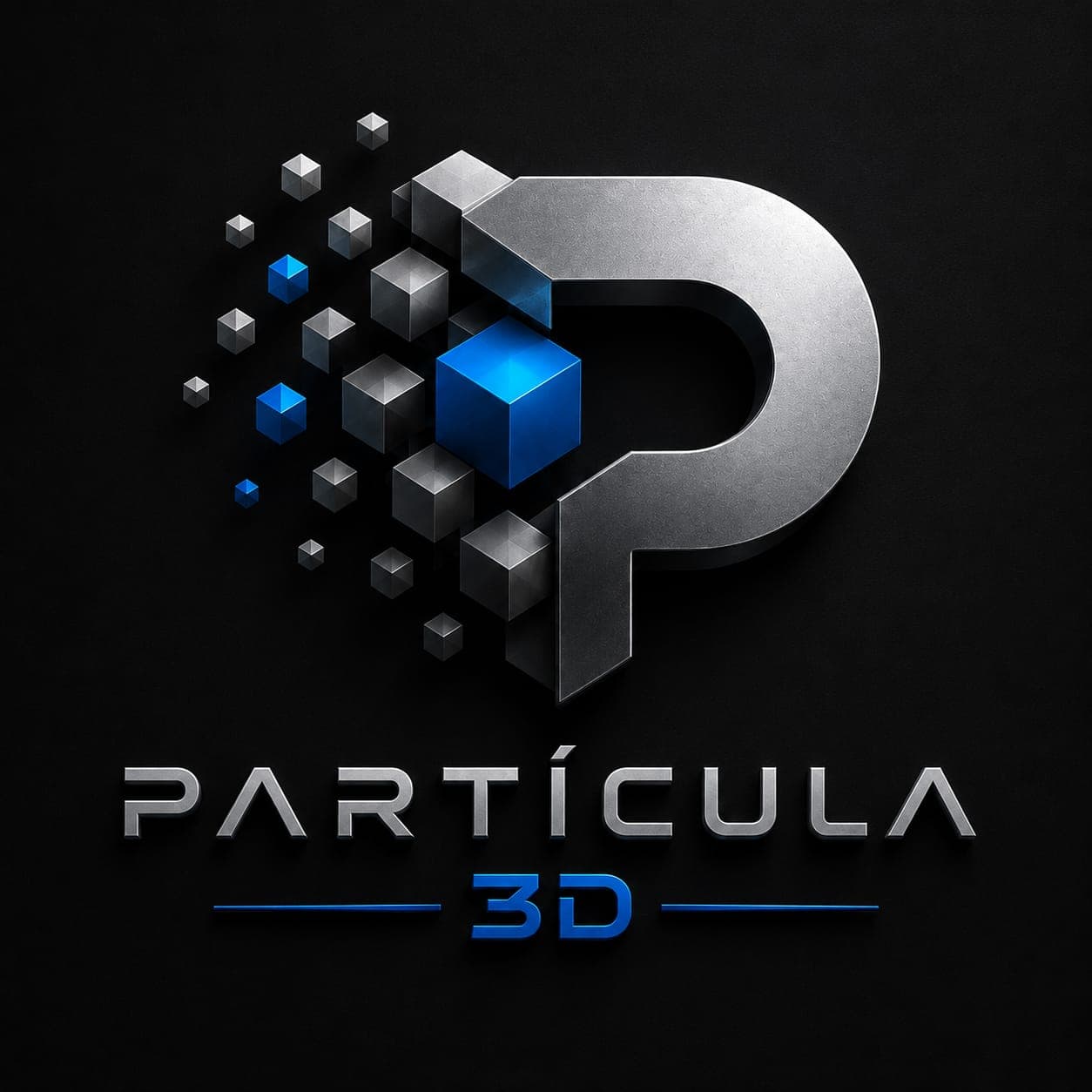 Logo Partícula 3D
